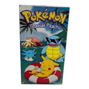 POKEMON Vol. 6: Seaside Pikachu (VHS 1997) Vintage Video Tape Movie Film Cartoon